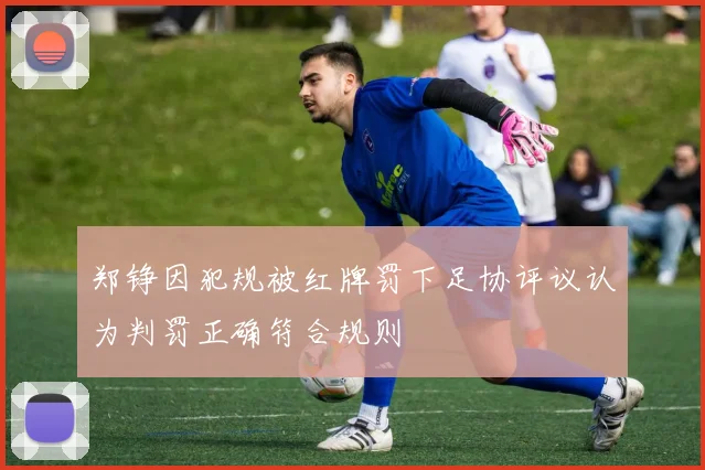 郑铮因犯规被红牌罚下足协评议认为判罚正确符合规则